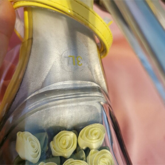 Women's Size 9 Yellow Rose Filled Heels Pleaser Style Halloween Cosplay Costume - Picture 9 of 13